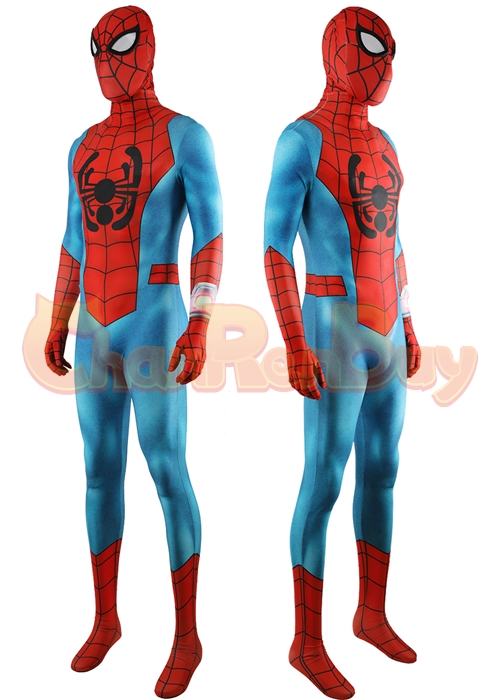 Spider-Man: Across the Spider-Verse Spider-Man Costume Cosplay Bodysuit for Adult Kid Ver.3