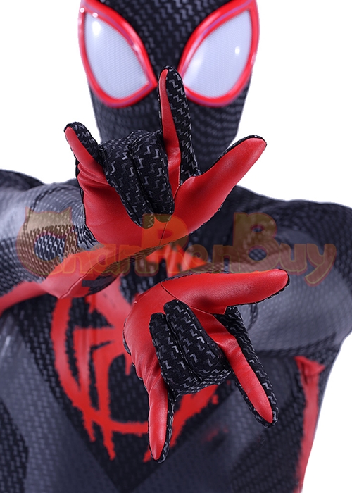 Spider-Man: Across the Spider-Verse Miles Morales Costume Cosplay Bodysuit for Adult Kid Ver.5