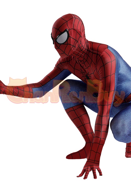 Spider-Man Costume Cosplay Peter Parker Bodysuit Ver.5 for Adult Kid