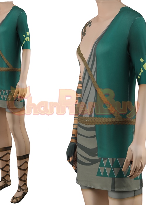 The Legend of Zelda: Tears of the Kingdom Link Costume Cosplay Bodysuit for Adult Kid