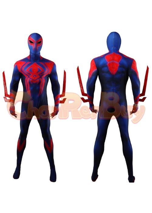 Spider-Man 2099 Costume Cosplay Bodysuit for Adult Kid Ver. 4