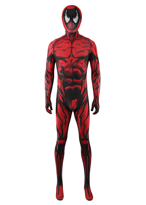 The Amazing Spider-Man Carnage Costume Cosplay Bodysuit for Adult Kid Ver.3