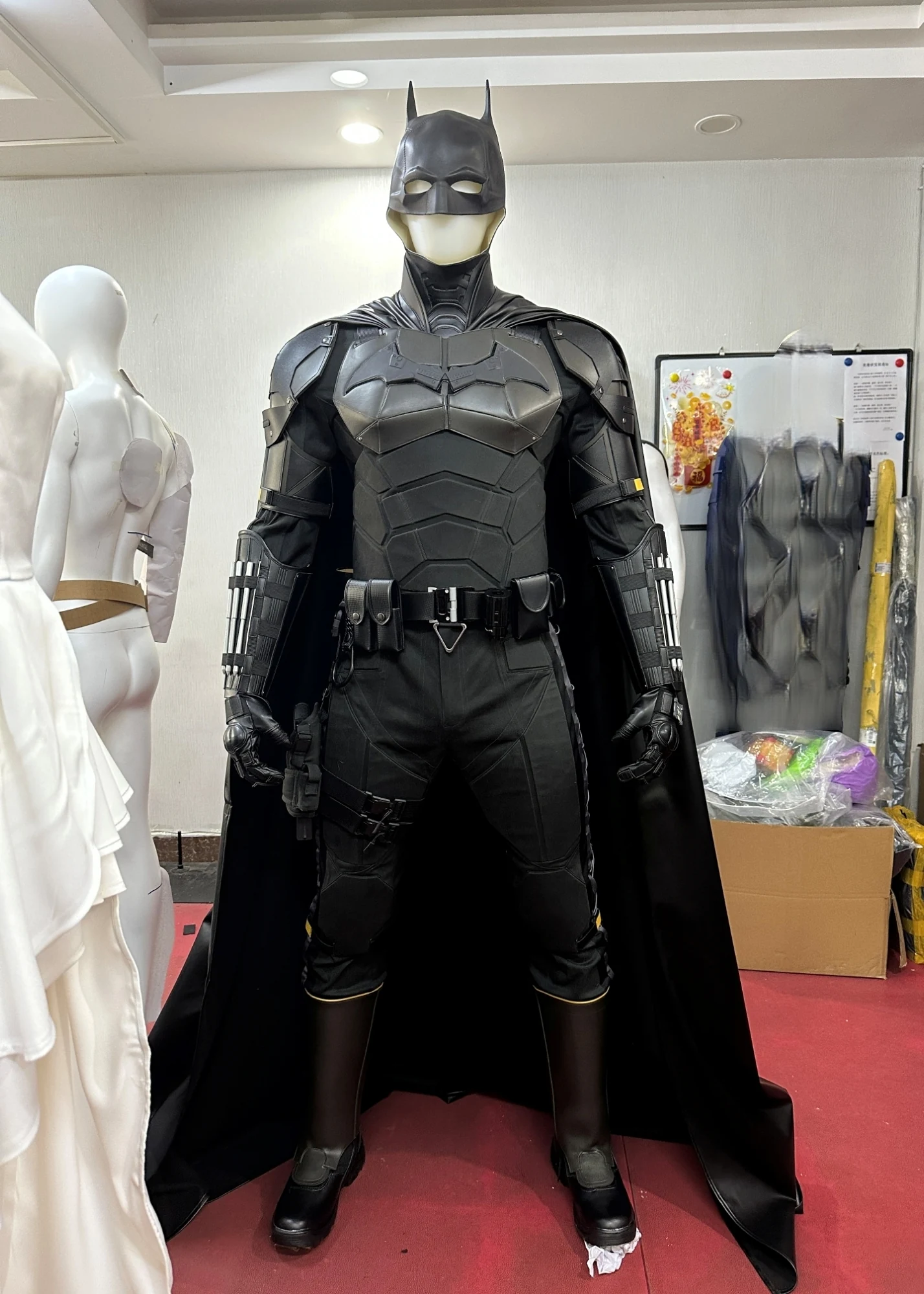 2022 Bat Style Man Costume Bruce Wayne Suit Cosplay Upgrade Ver