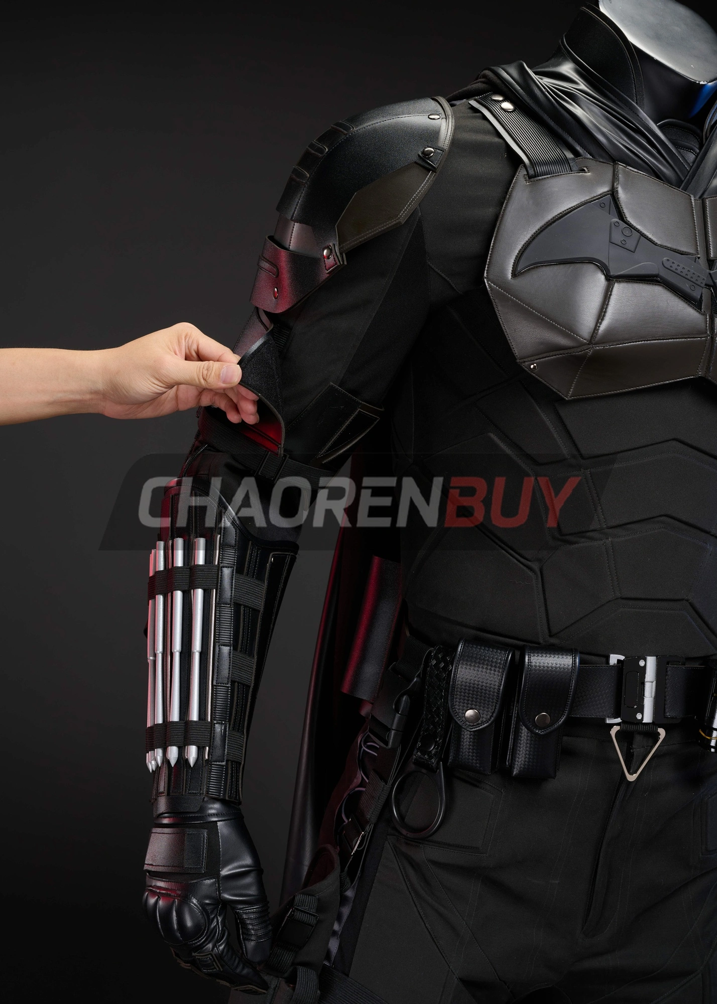 2022 Bat Style Man Costume Bruce Wayne Suit Cosplay Upgrade Ver