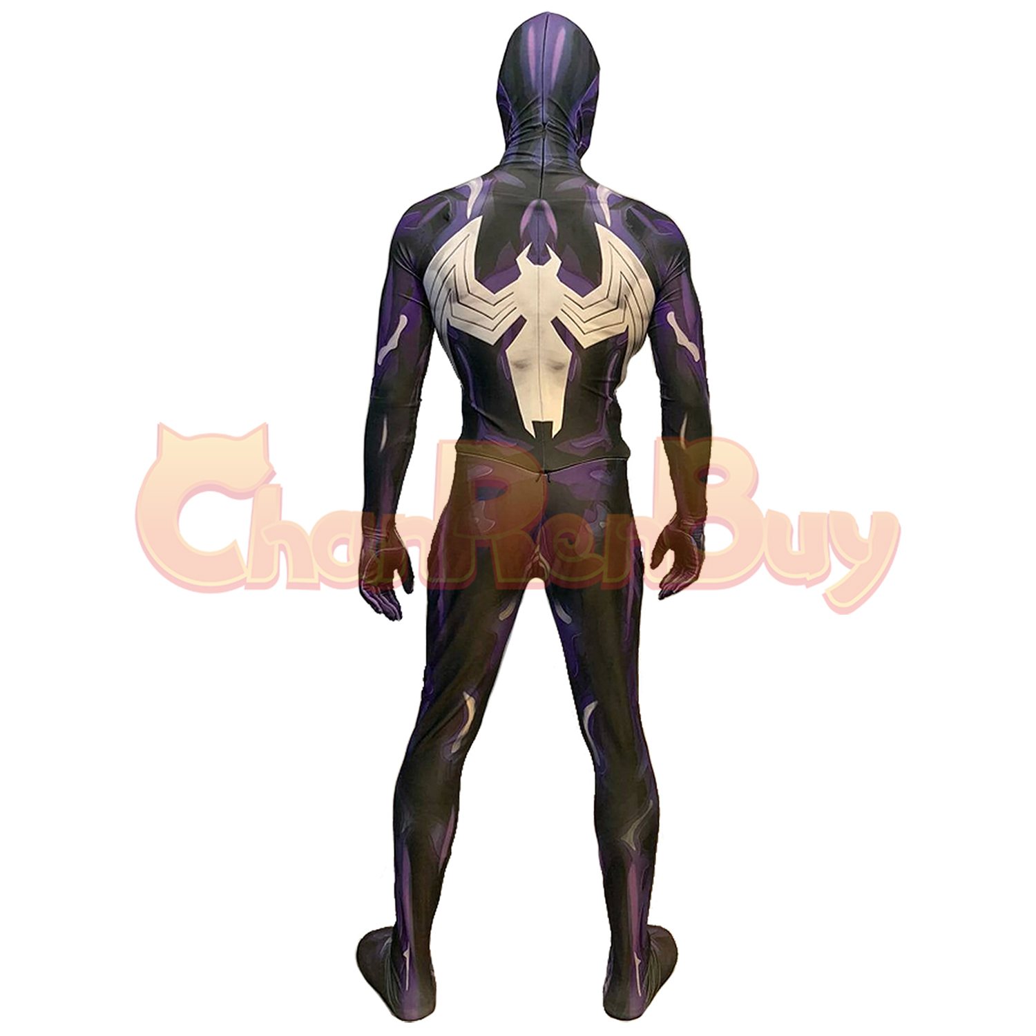Symbiote Spiderman Costume Bodysuit Cosplay for Adult Kids