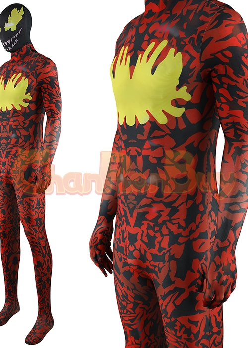 Ultimate Spider-Man Carnage Costume Cosplay Bodysuit for Adult Kid