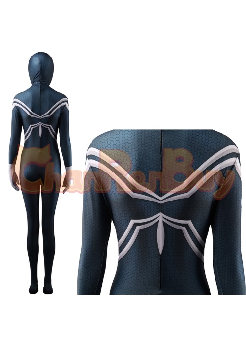 Spider-Man Ultimate Symbiote Costume Cosplay Mayday Symbiote Bodysuit for Adult Kid