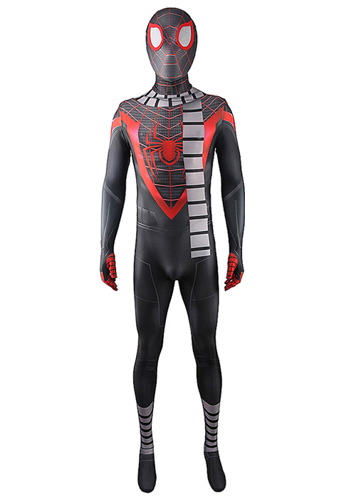 Spider-Man Costume Cosplay Miles Morales Bodysuit Ver. 5 for Adult Kid