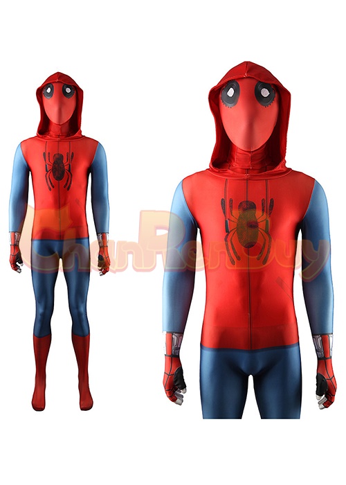 Spider-Man: Far From Home Spider-Man Costume Cosplay Bodysuit Ver.4 for Adult Kid