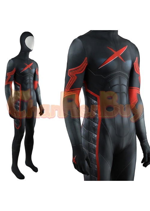 Teen Titans Red X Earth27 Costume Cosplay Bodysuit for Adult Kid