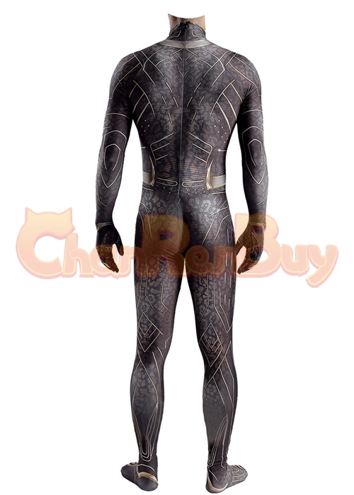 Black Panther Costume Cosplay Erik Killmonger Bodysuit for Adult Kid