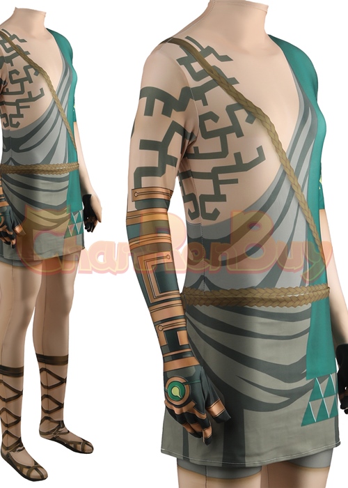 The Legend of Zelda: Tears of the Kingdom Link Costume Cosplay Bodysuit for Adult Kid