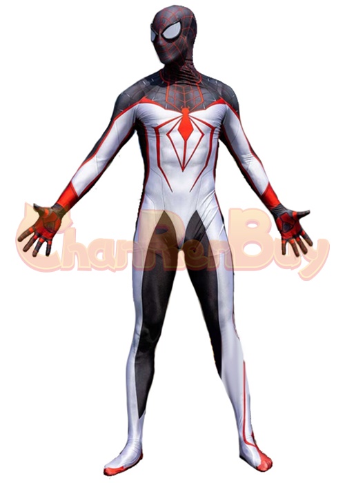 Spider Man Cosplay Miles Morales Bodysuit Ver. 5 for Adult Kid