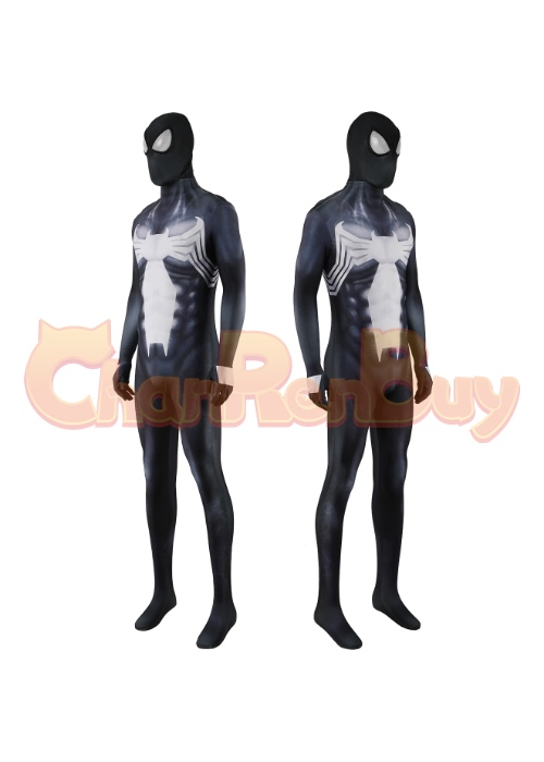 Spider-Man 3 Costume Cosplay Venom Symbitote Spiderman Bodysuit for Adult Kid