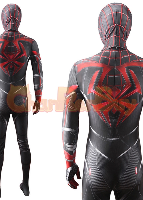 Spider-Man: Miles Morales Costume Cosplay Bodysuit Ver.5 for Adult Kid