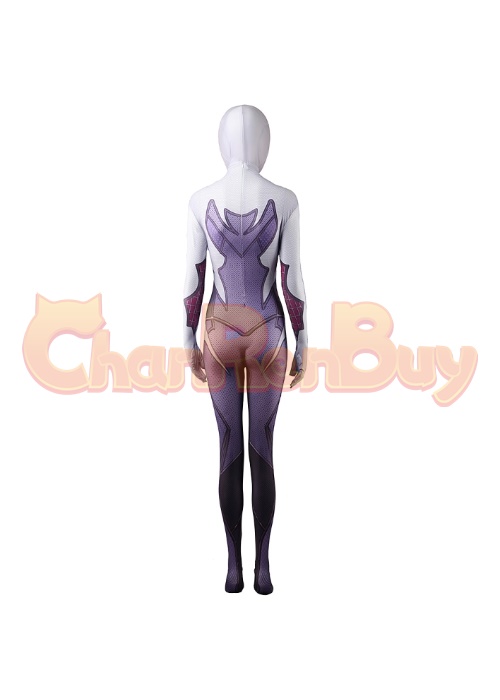 Spider-Gwen Costume Cosplay Gwen Bodysuit for Adult Kid