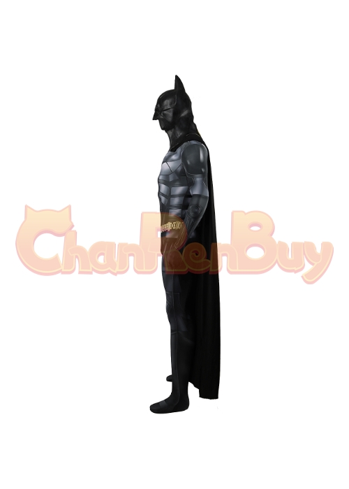 The Dark Knight Bruce Costume Cosplay Bodysuit for Adult Kid