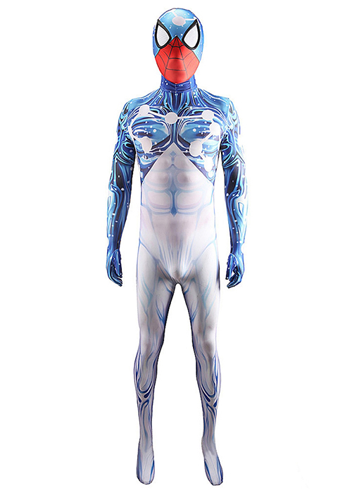 Spider-Man Unlimited Costume Cosplay Cosmic Spider-Man Bodysuit for Adult Kid