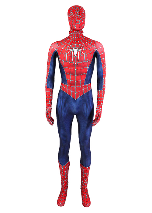 Spider-Man Classic Spider-Man Costume Cosplay Bodysuit for Adult Kid