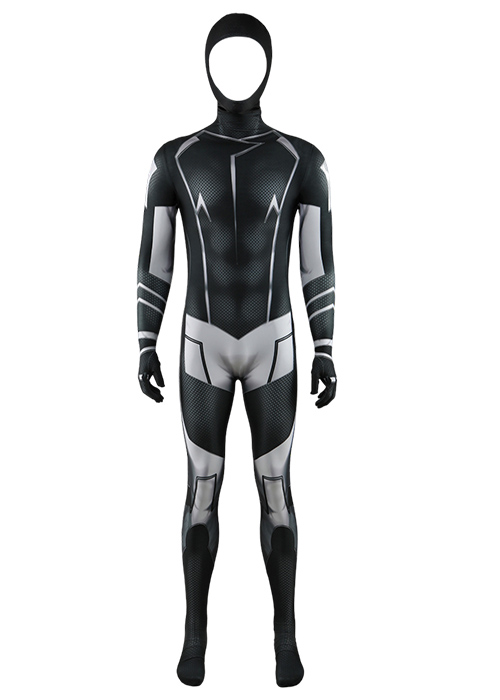 Static Shock Virgil Hawkins Costume Cosplay Bodysuit for Adult Kid