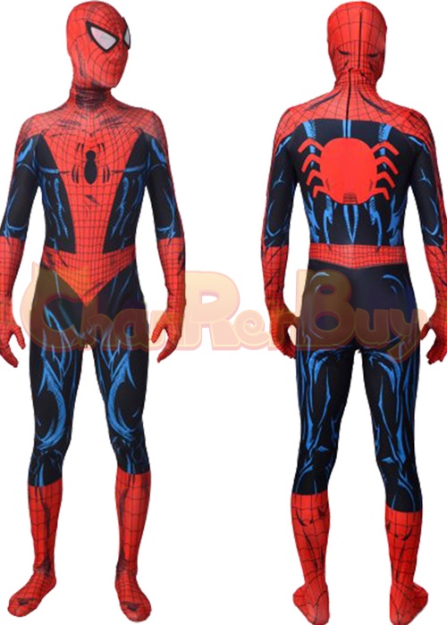 Ultimate Spider-Man Peter Parker Costume Cosplay Bodysuit Ver.4 for Adult Kid