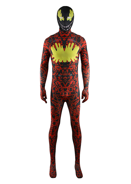 Ultimate Spider-Man Carnage Costume Cosplay Bodysuit for Adult Kid