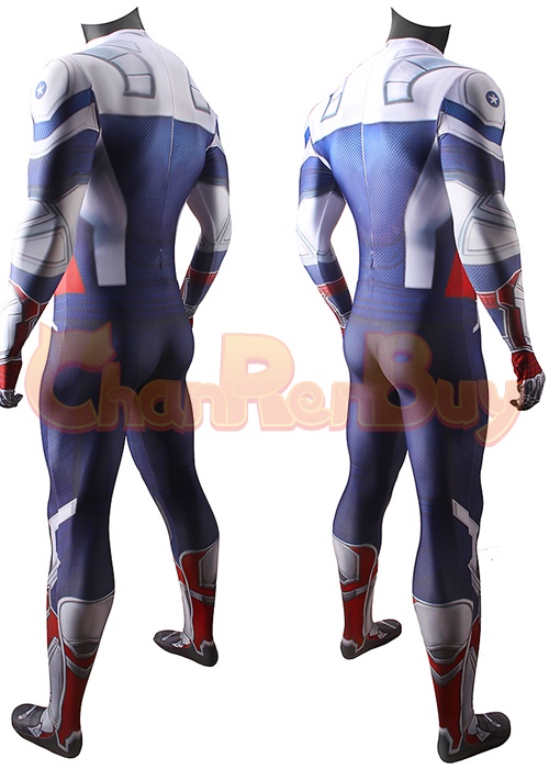 Captain America Cosplay Sam Wilson / Falcon Bodysuit For Adult Kid