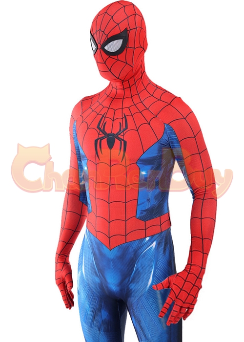 Classic Spider-Man Cosplay Peter Parker Bodysuit Ver.7 for Adult Kid