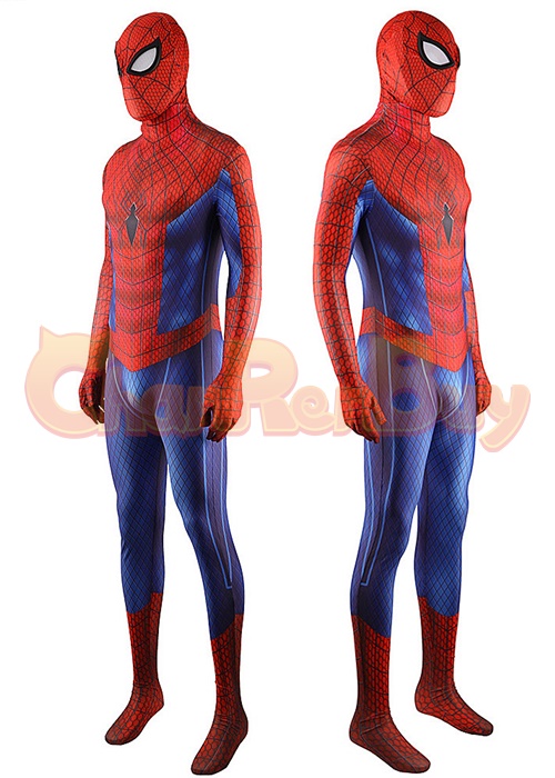 The Amazing Spider-Man 2 Spider-Man Costume Cosplay Bodysuit for Adult Kid Ver.3