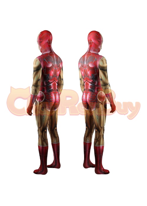 Iron Man Tony Stark Costume Cosplay Bodysuit for Adult Kid