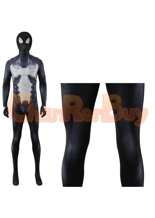 Spider-Man 3 Costume Cosplay Venom Symbitote Spiderman Bodysuit for Adult Kid