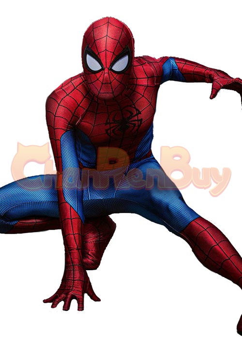 Ultimate Spider-Man Costume Cosplay Peter Parker Bodysuit for Adult Kid