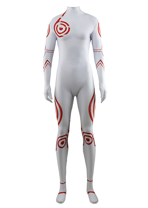 DEADMAN WONDERLAND Shiro Costume Cosplay Bodysuit for Adult Kid