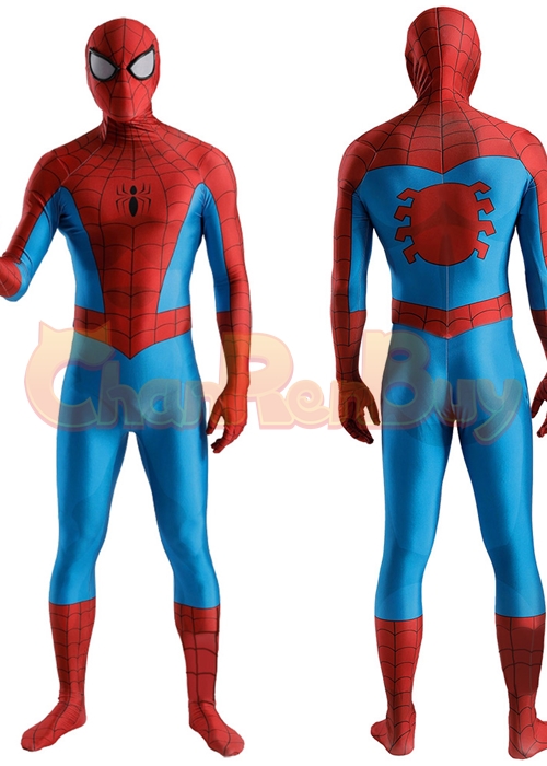 Spider-Man TAS 1994 Cosplay Peter Parker Bodysuit for Adult Kid