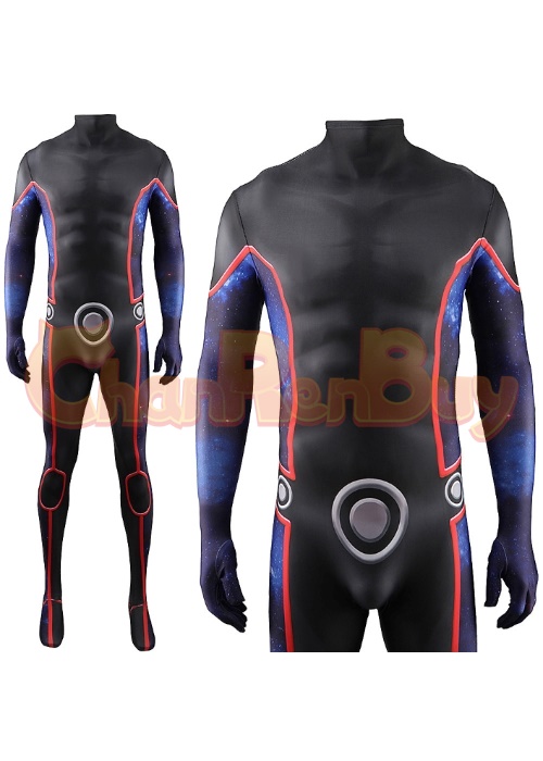 Young Avengers Wiccan Costume Cosplay Bodysuit for Adult Kid