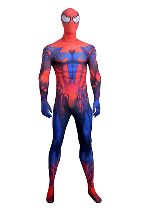 Venom Symbitote Spiderman Costume Cosplay Bodysuit Ver. 4 for Adult Kid
