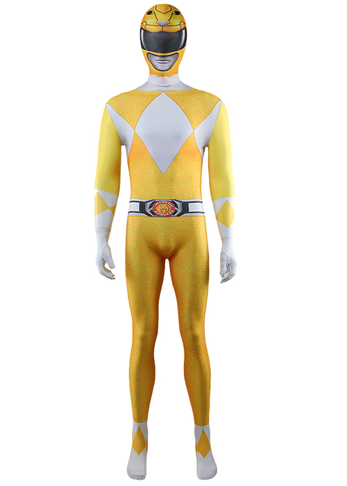 Kyoryu Sentai Zyuranger Trini Costume Cosplay Bodysuit for Adult Kid