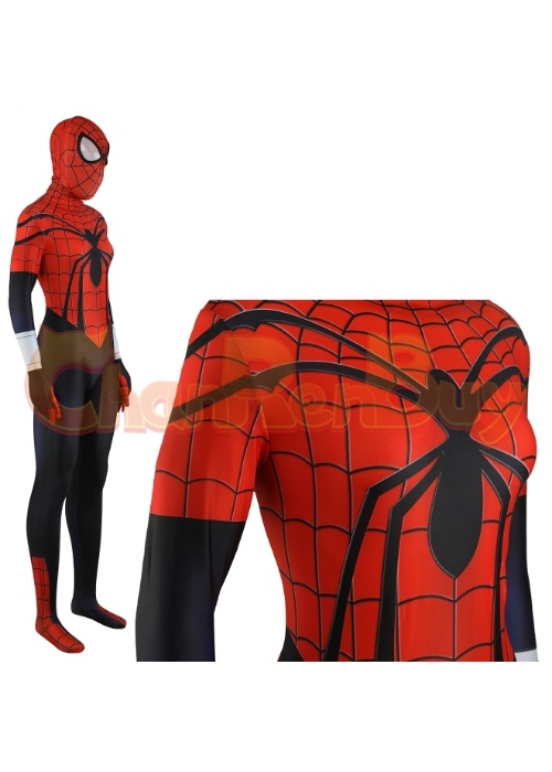 Superior Spider Man Costume Cosplay Bodysuit for Adult Kid