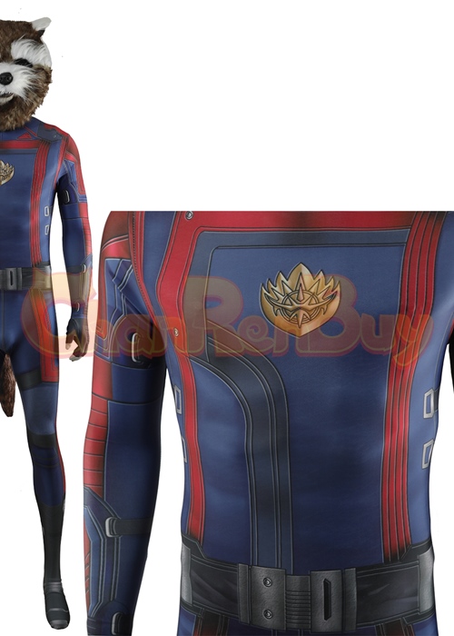 Guardians of the Galaxy Vol. 3 Rocky Costume Cosplay Bodysuit for Adult Kid