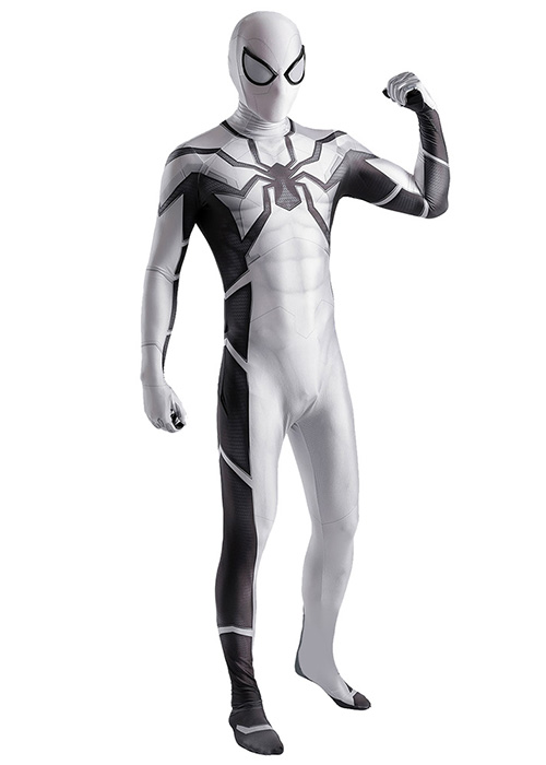 Spider- Man PS4 Costume Cosplay Future Foundation Bodysuit Ver.5 for Adult Kid