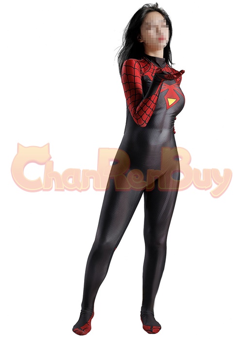 Spider-Woman Costume Cosplay Bodysuit for Adult Kid
