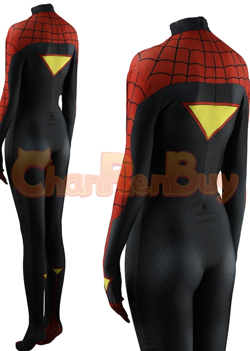 Spider-Man: Across the Spider-Verse Spider-Woman Costume Cosplay Bodysuit for Adult Kid