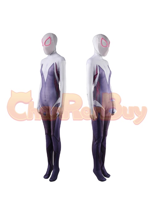 Spider-Gwen Costume Cosplay Gwen Bodysuit for Adult Kid