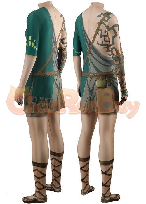 The Legend of Zelda: Tears of the Kingdom Link Costume Cosplay Bodysuit for Adult Kid
