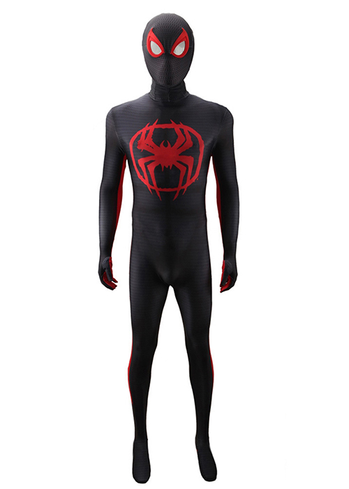 Across the Spider-Verse Cosplay Miles Morales Bodysuit for Adult Kid