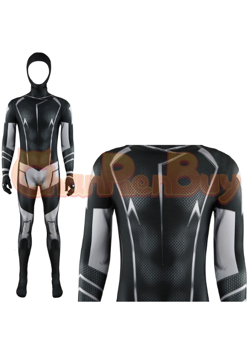 Static Shock Virgil Hawkins Costume Cosplay Bodysuit for Adult Kid