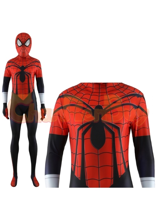 Superior Spider Man Costume Cosplay Bodysuit for Adult Kid