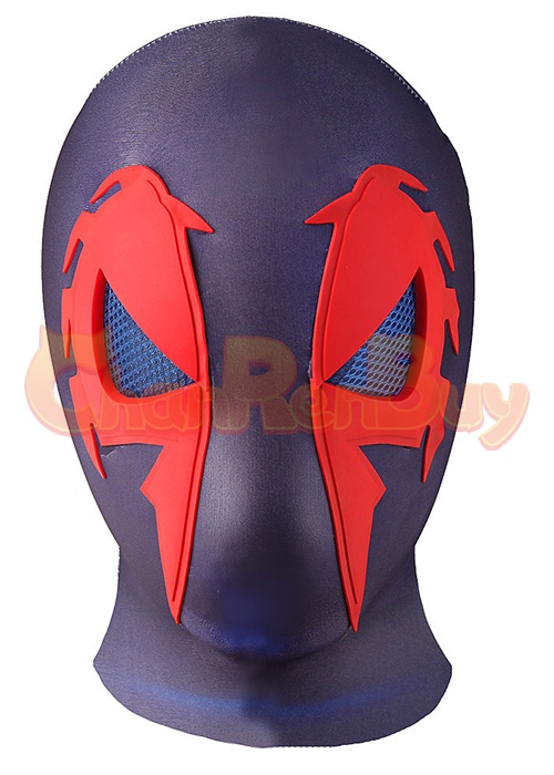 Spider-Man 2099 Costume Cosplay Spider-Man Bodysuit with Cloak for Adult Kid