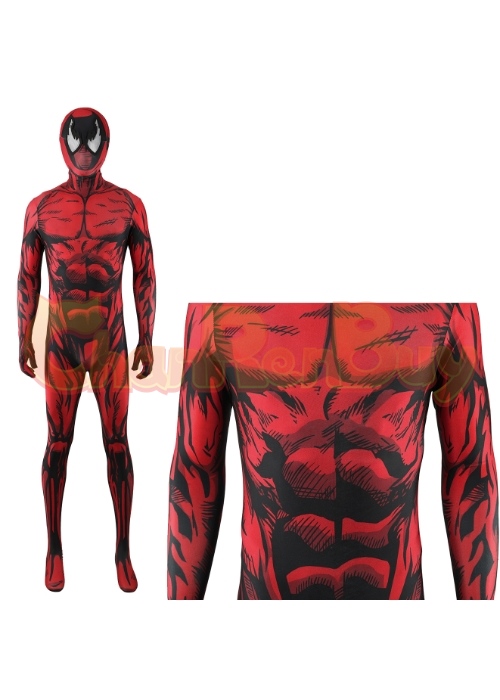 The Amazing Spider-Man Carnage Costume Cosplay Bodysuit for Adult Kid Ver.3