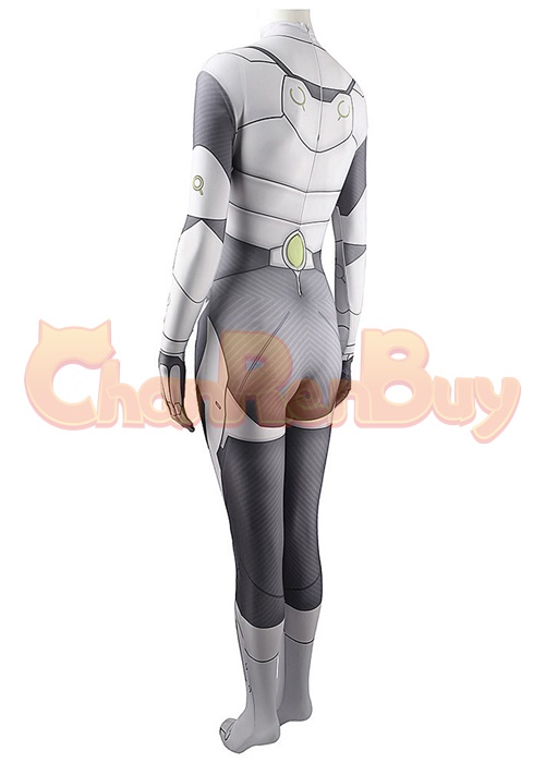 OW Genji Girl Costume Cosplay Bodysuit Ver.2 for Women Kid